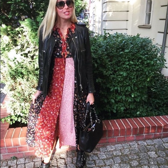 Zara Dresses & Skirts - ZARA Floral Patchwork Print Maxi Dress - Sz M